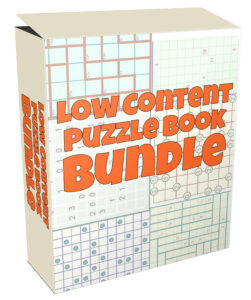 LOW CONTENT PUZZLE BOOK BUNDLE - 3 IN 1